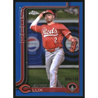 2025 Topps Chrome Blue Refractors #237 Gavin Lux