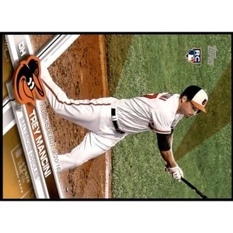 2017 Topps Update 5x7 Gold #US227 Trey Mancini