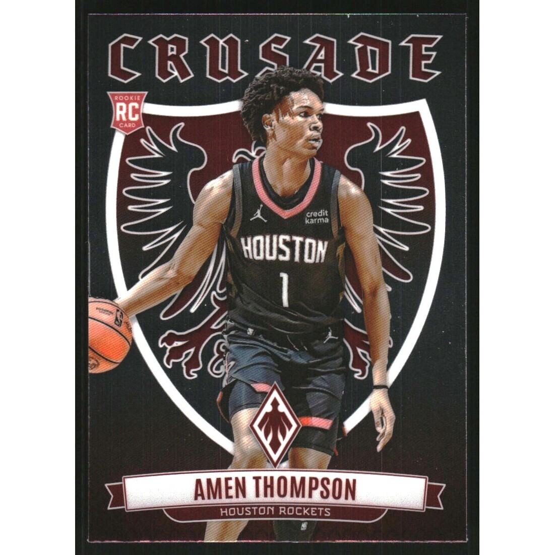 2023-24 Panini Phoenix Crusade #17 Amen Thompson 2023-24 Panini Phoenix Crusade #17 Amen Thompson
