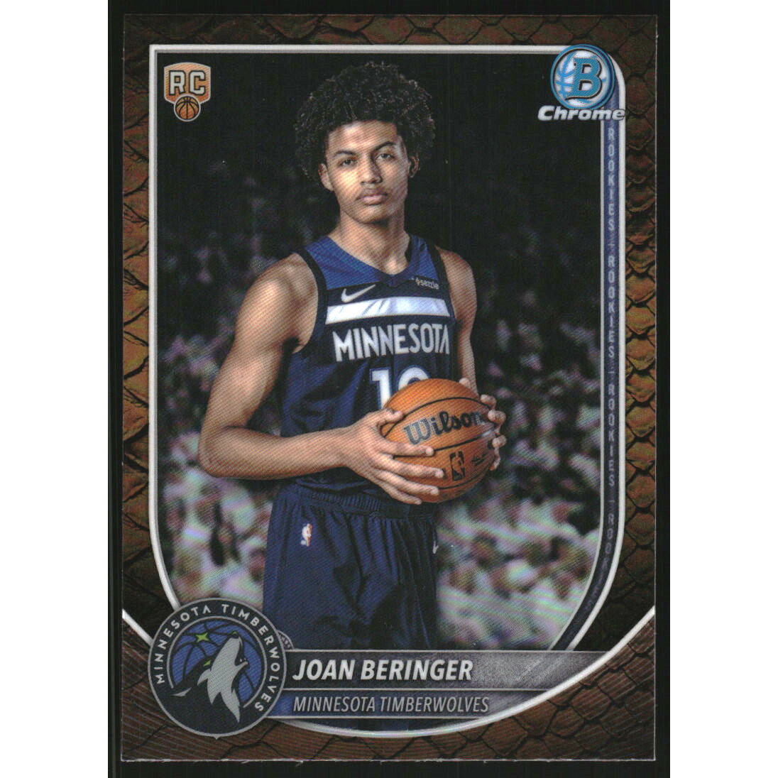 2025-26 Bowman Chrome Reptilian Refractors #BCV17 Joan Beringer 2025-26 Bowman Chrome Reptilian Refractors #BCV17 Joan Beringer