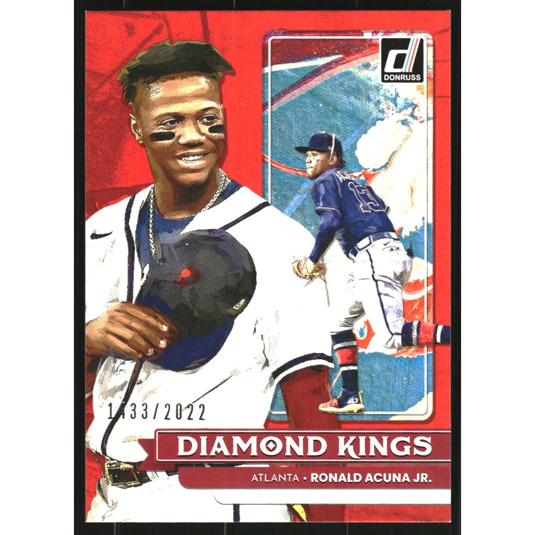 2022 Donruss Red #16 Ronald Acuna Jr. DK
