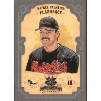 2004 Diamond Kings Framed Silver #155 Rafael Palmeiro FB
