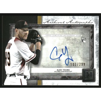2020 Topps Museum Collection Archival Autographs #AAAY Alex Young
