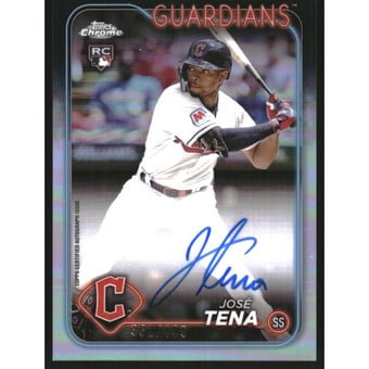 2024 Topps Chrome Rookie Autographs Refractors #RAJT Jose Tena