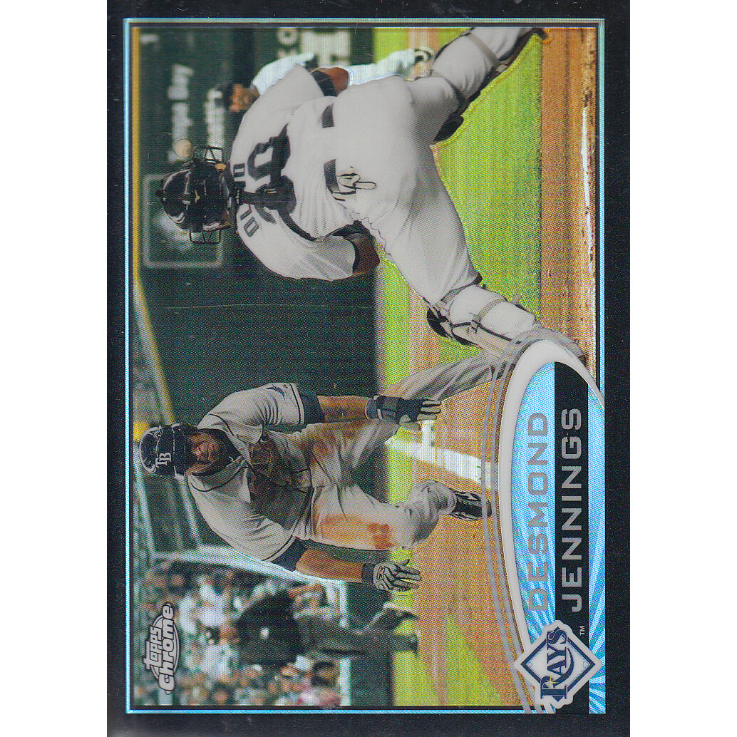 2012 Topps Chrome Black Refractors #43 Desmond Jennings. rookie card picture