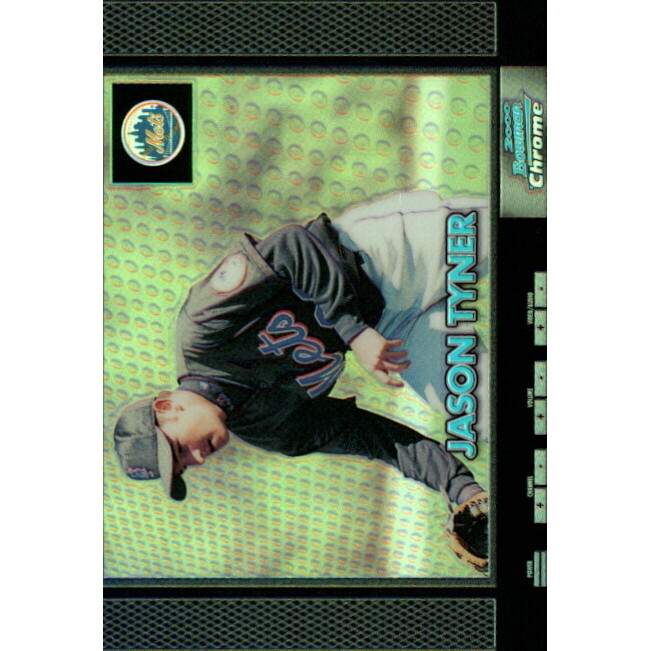 2000 Bowman Chrome Retro/Future Refractors #223 Jason Tyner. rookie card picture