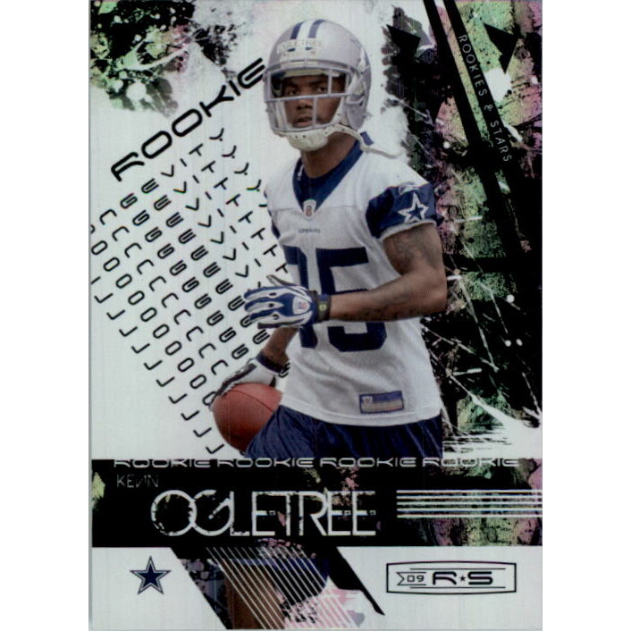 2009 Donruss Rookies and Stars Longevity Parallel Silver Holofoil #169 Kevin Ogletree. rookie card picture