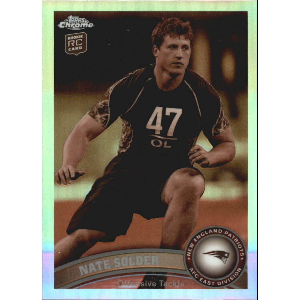 2011 Topps Chrome Sepia Refractors #215 Nate Solder