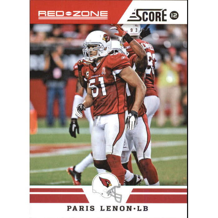 2012 Score Red Zone #77 Paris Lenon