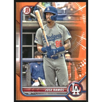 2022 Bowman Draft Orange #BD102 Jose Ramos