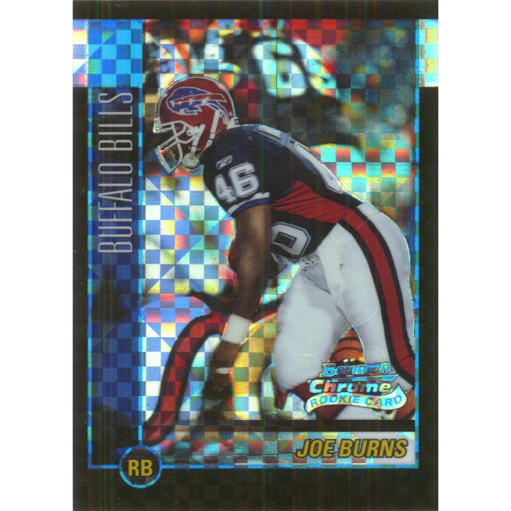 2002 Bowman Chrome Xfractors #190 Joe Burns