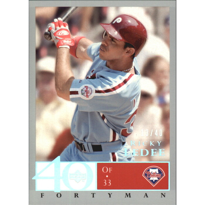 2003 Upper Deck 40-Man Rainbow #683 Ricky Ledee. rookie card picture