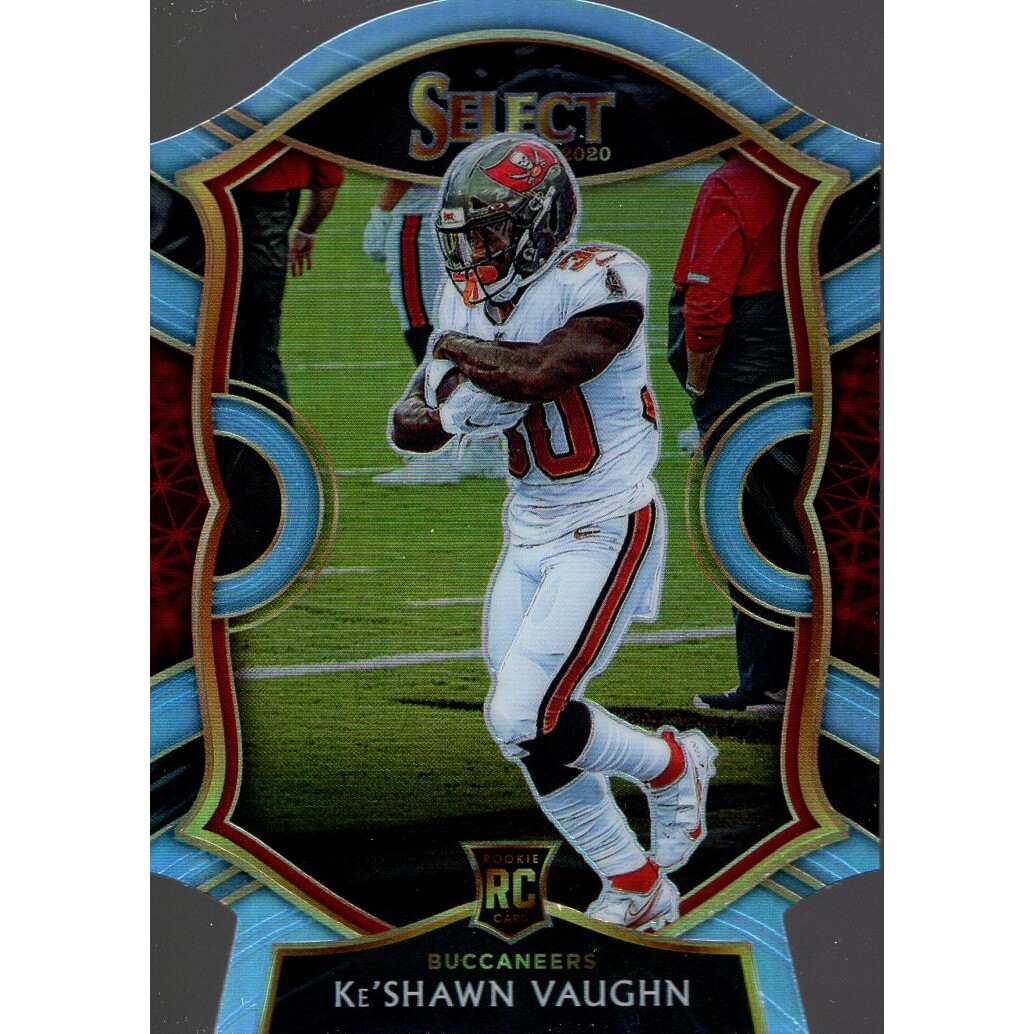 2020 Select Prizm Light Blue Die Cut #73 Ke'Shawn Vaughn