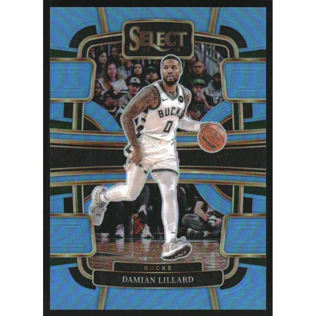 2023-24 Select Prizms Light Blue #63 Damian Lillard