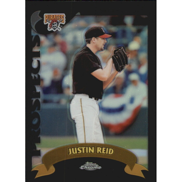 2002 Topps Chrome Traded Black Refractors #T113 Justin Reid. rookie card picture