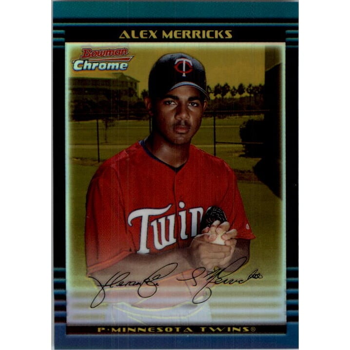 2002 Bowman Chrome Draft Gold Refractors #68 Alex Merricks