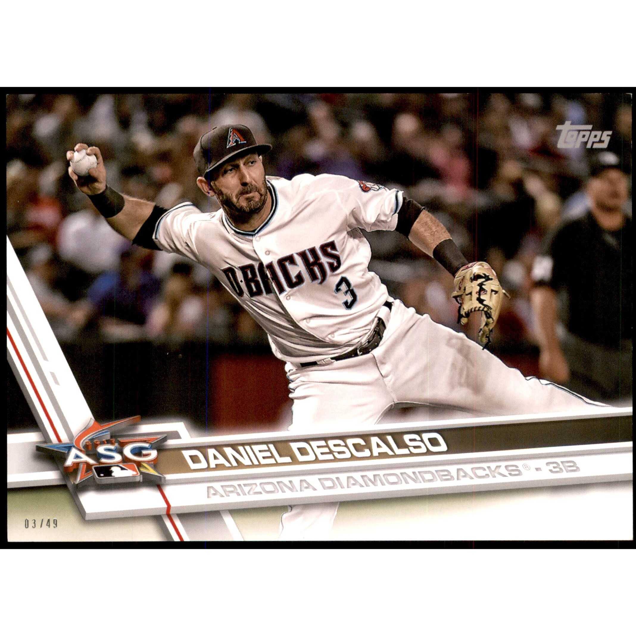 2017 Topps Update 5x7 #US251 Daniel Descalso