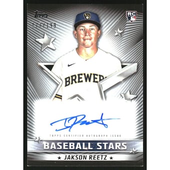 2022 Topps Baseball Stars Autographs Black #BSAJR Jakson Reetz/199 S2