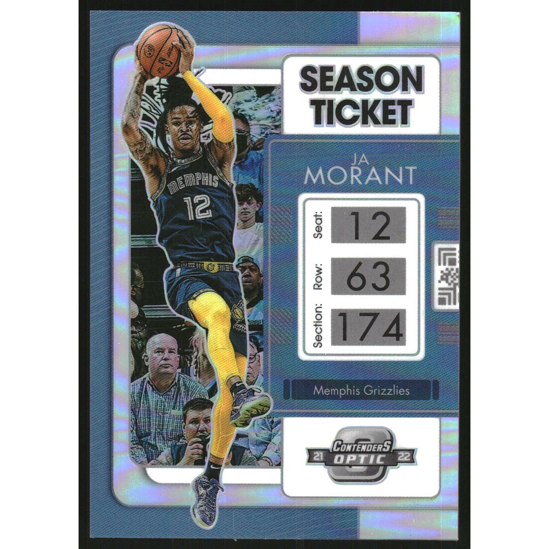 2021-22 Panini Contenders Optic Silver #92 Ja Morant
