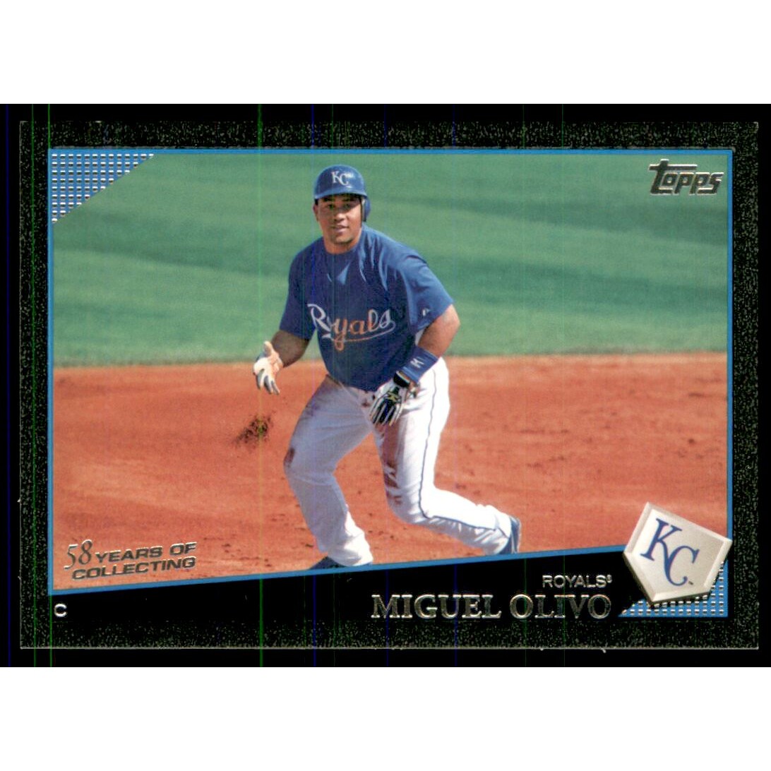 2009 Topps Black #539 Miguel Olivo. rookie card picture