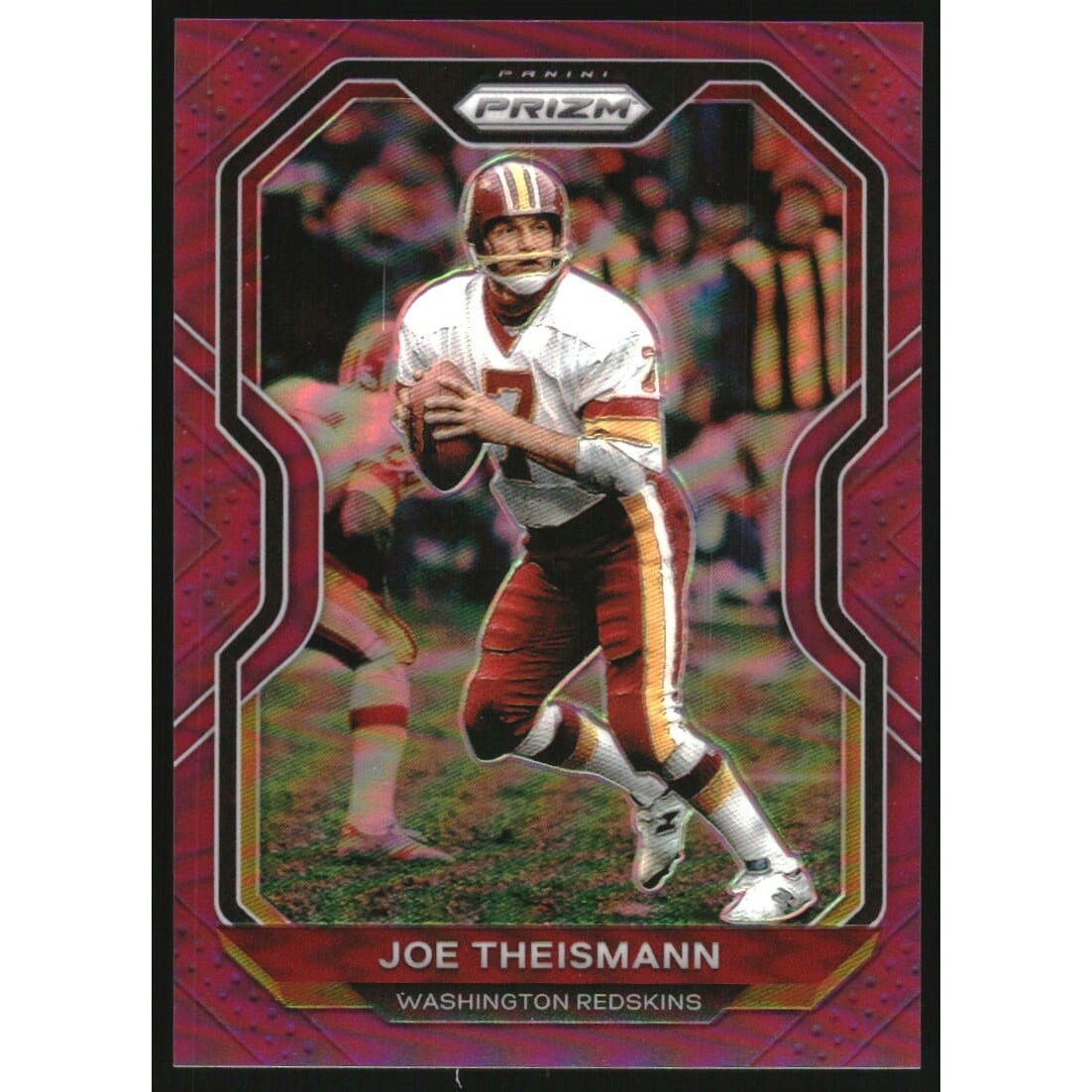 2020 Panini Prizm Prizms Purple #185 Joe Theismann. rookie card picture