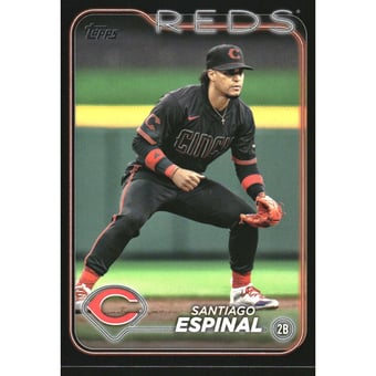 2024 Topps Update Black #US307 Santiago Espinal