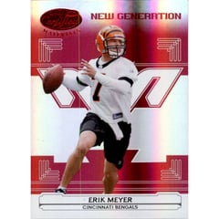 2006 Leaf Certified Materials Mirror Red #165 Erik Meyer