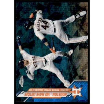 2020 Topps Chrome Update Sapphire #U7 Alex Bregman/Yordan Alvarez