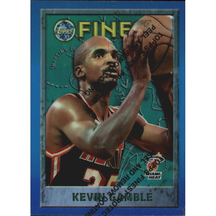 1995-96 Finest Refractors #148 Kevin Gamble