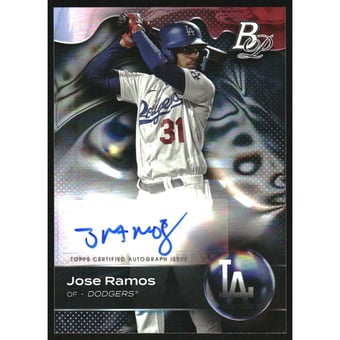 2023 Bowman Platinum Top Prospects Autographs #TOP23 Jose Ramos