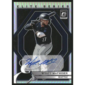 2022 Donruss Optic The Elite Series Signatures Holo #1 Wyatt Mathisen