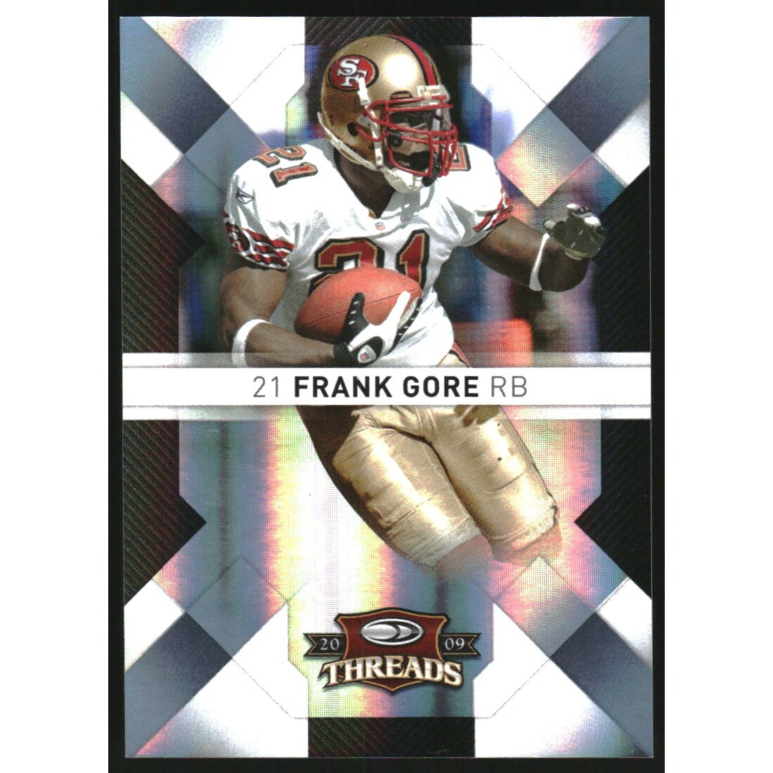 2009 Donruss Threads Platinum Holofoil #83 Frank Gore 2009 Donruss Threads Platinum Holofoil #83 Frank Gore