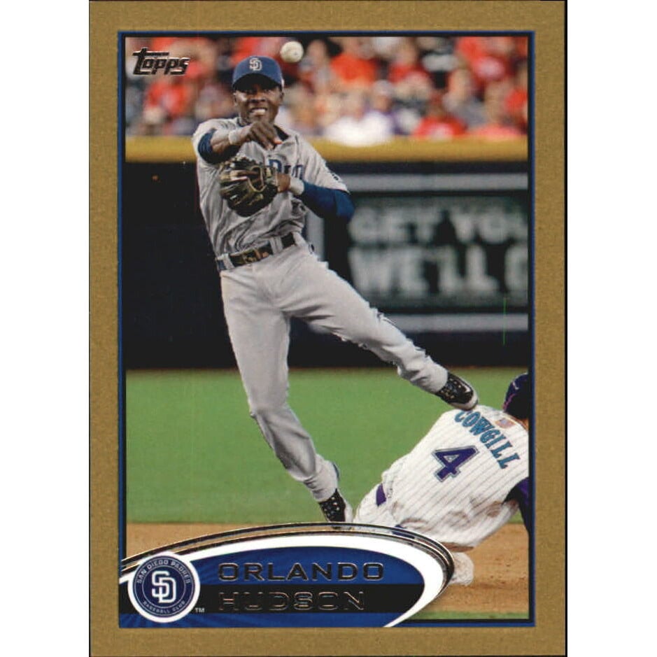 2012 Topps Mini Gold #147 Orlando Hudson. rookie card picture