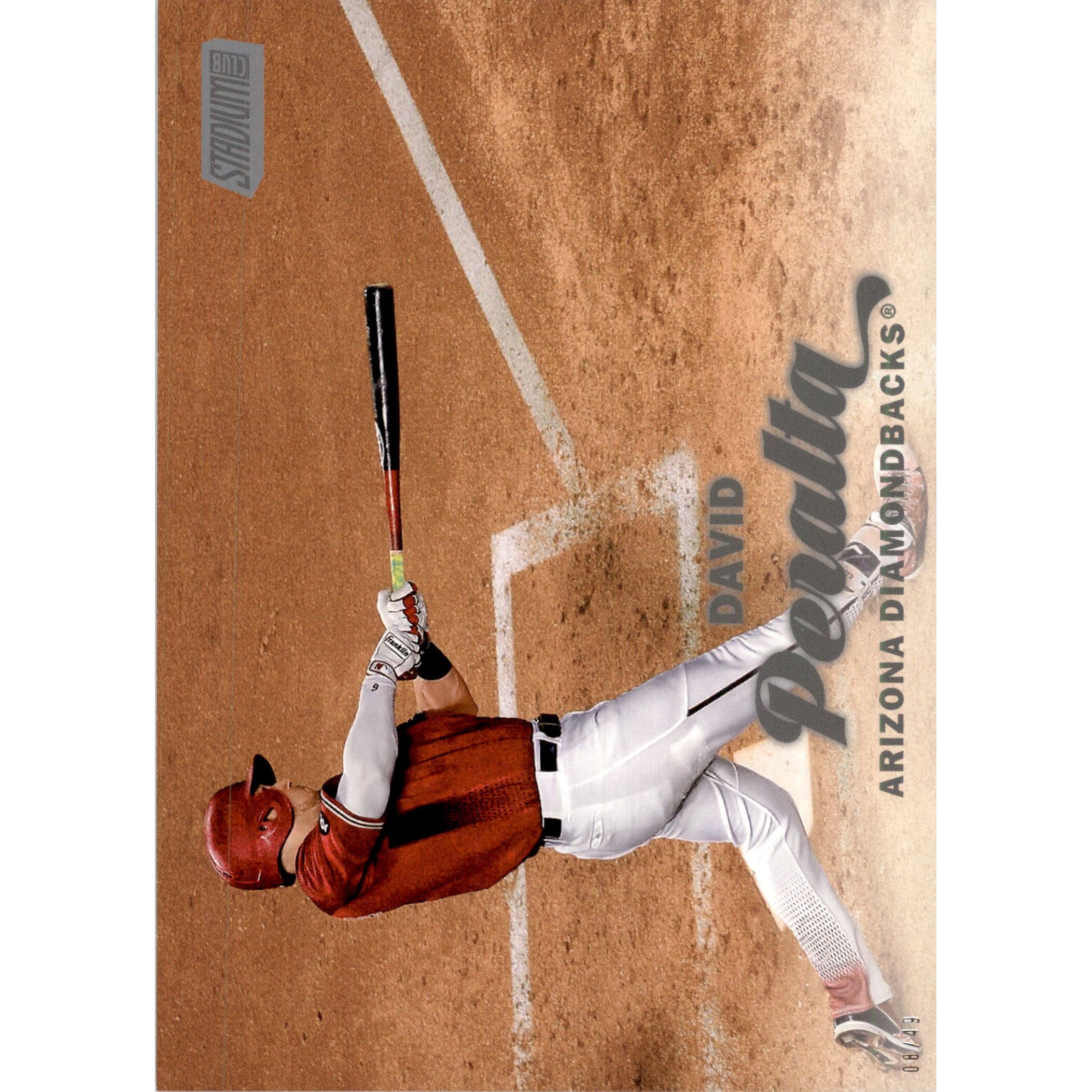 2017 Stadium Club 5x7 #27 David Peralta