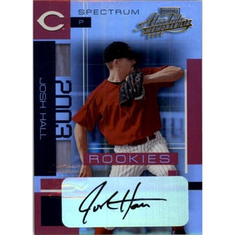 2003 Absolute Memorabilia Spectrum Signatures #178 Josh Hall ROO/250