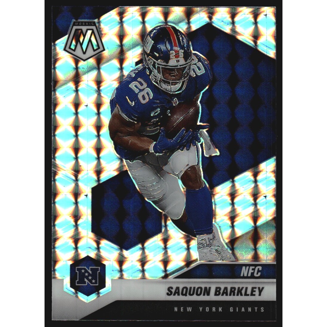 2021 Panini Mosaic Mosaic #211 Saquon Barkley NFC
