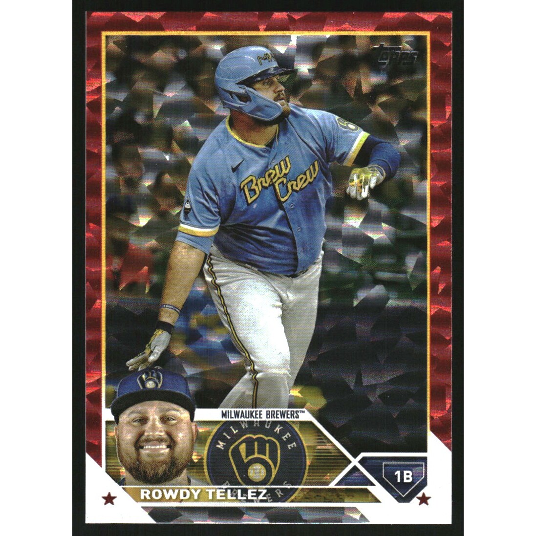 2023 Topps Red Foil #598 Rowdy Tellez