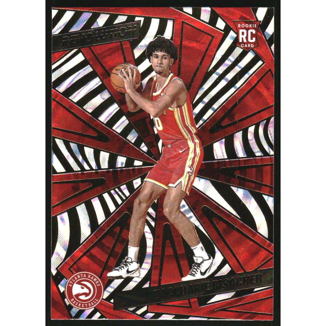 2024-25 Panini Revolution Fractal #104 Zaccharie Risacher