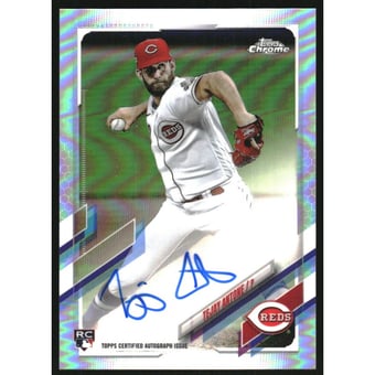 2021 Topps Chrome Rookie Autographs Refractors #RATA Tejay Antone