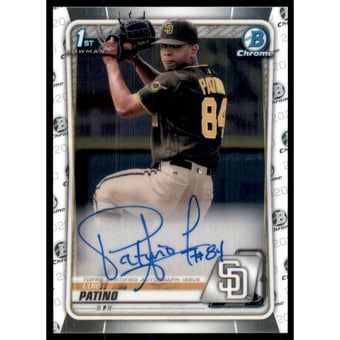 2020 Bowman Chrome Prospect Autographs #CPALP Luis Patino