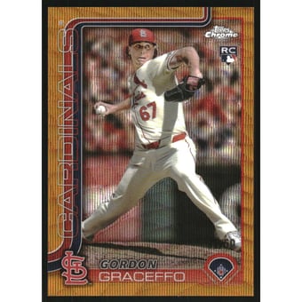 2025 Topps Chrome Gold Wave Refractors #256 Gordon Graceffo