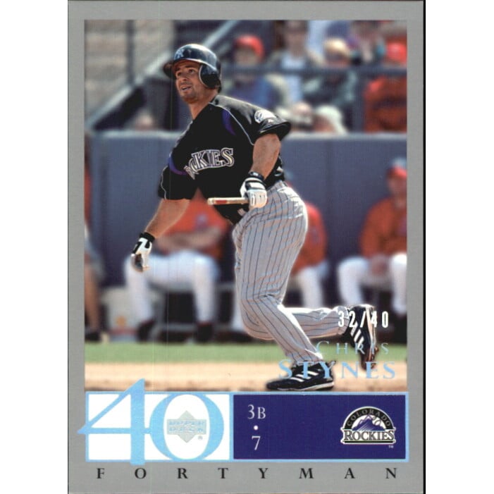 2003 Upper Deck 40-Man Rainbow #749 Chris Stynes. rookie card picture