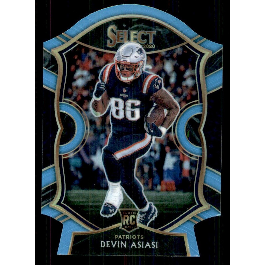 2020 Select Prizm Light Blue Die Cut #100 Devin Asiasi