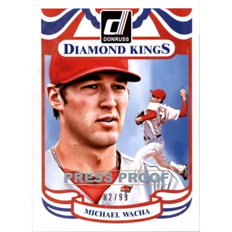 2014 Donruss Press Proofs Gold #228 Michael Wacha DK