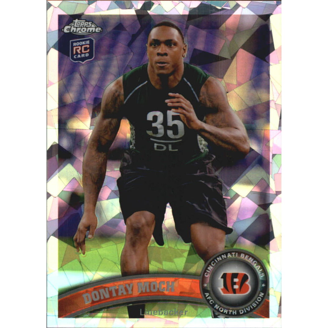 2011 Topps Chrome Crystal Atomic Refractors #113 Dontay Moch