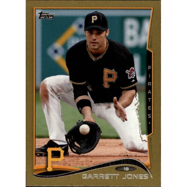 2014 Topps Mini Gold #79 Garrett Jones. rookie card picture