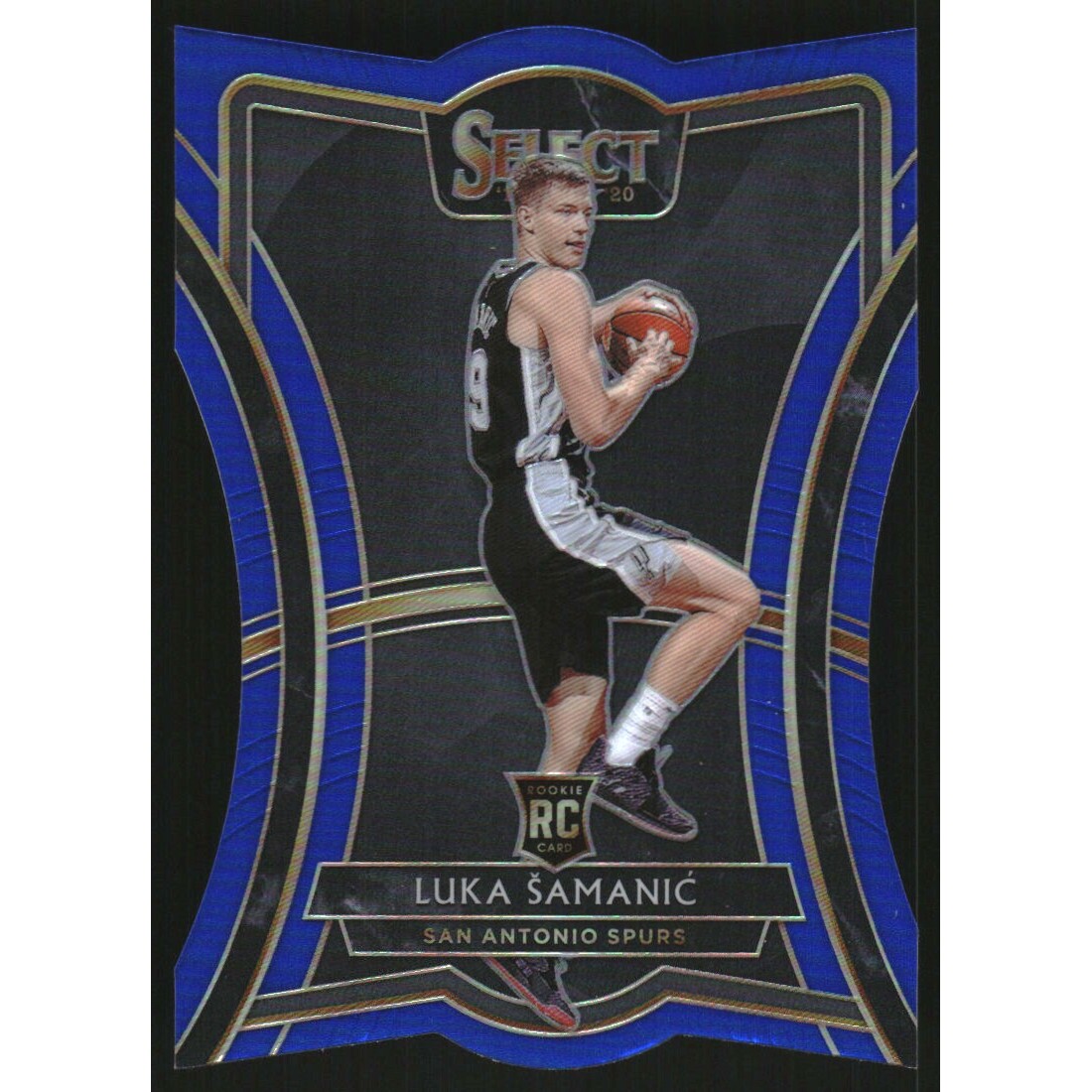 2019-20 Select Prizms Blue Die Cut #105 Luka Samanic