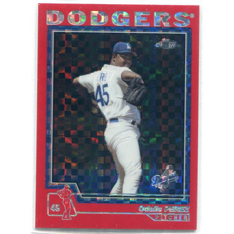 2004 Topps Chrome Red X-Fractors #336 Odalis Perez