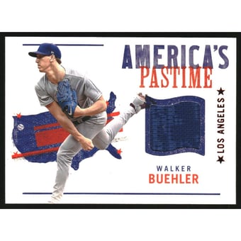 2022 Panini Chronicles America's Pastime Swatches Red #31 Walker Buehler