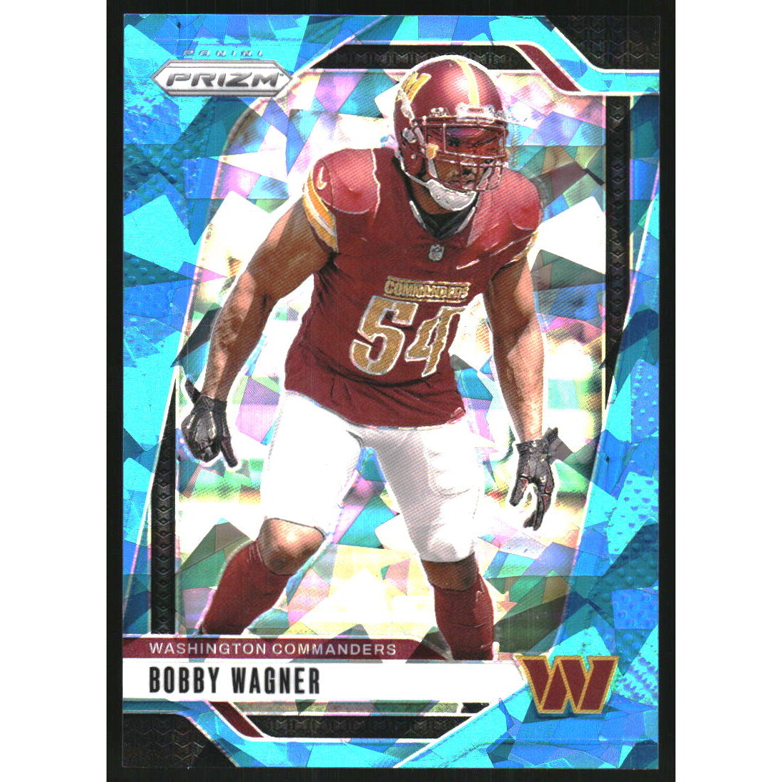 2024 Panini Prizm Prizms Blue Ice #293 Bobby Wagner
